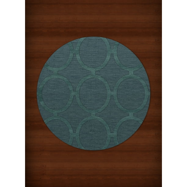 Teal 6' Round Dalyn Rugs Dover Rug Teal 6' Round Dalyn Rugs Dover Rug